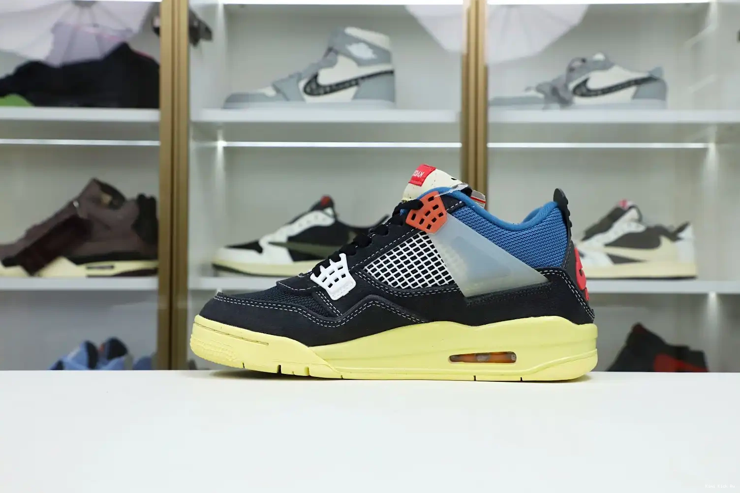 JORDAN RETRO Kimikick NOIR' AIR LA UNION X 'OFF 4 0808